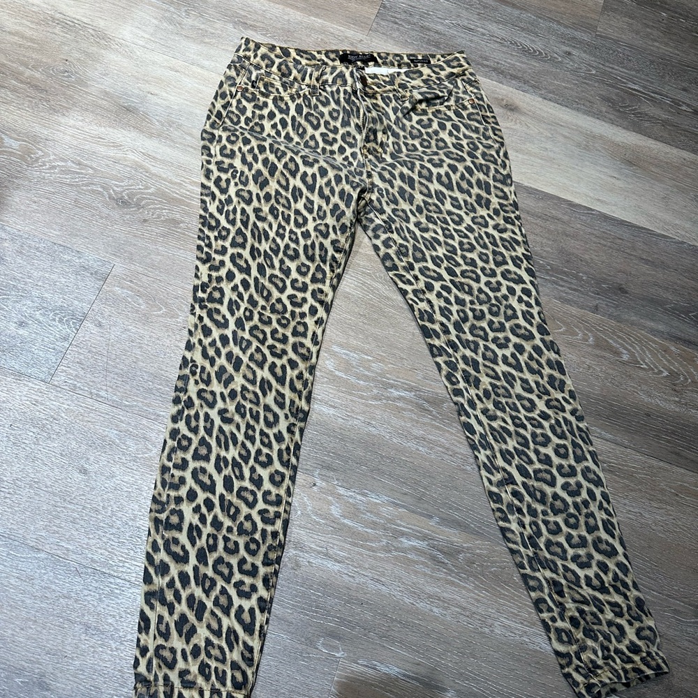 Judy Blue Animal Print Skinny Jeans